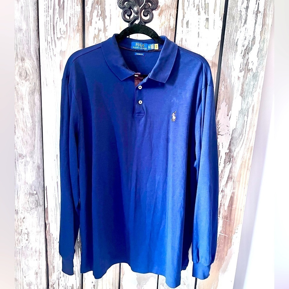 Navy Ralph Lauren polo XL long sleeve classic fit